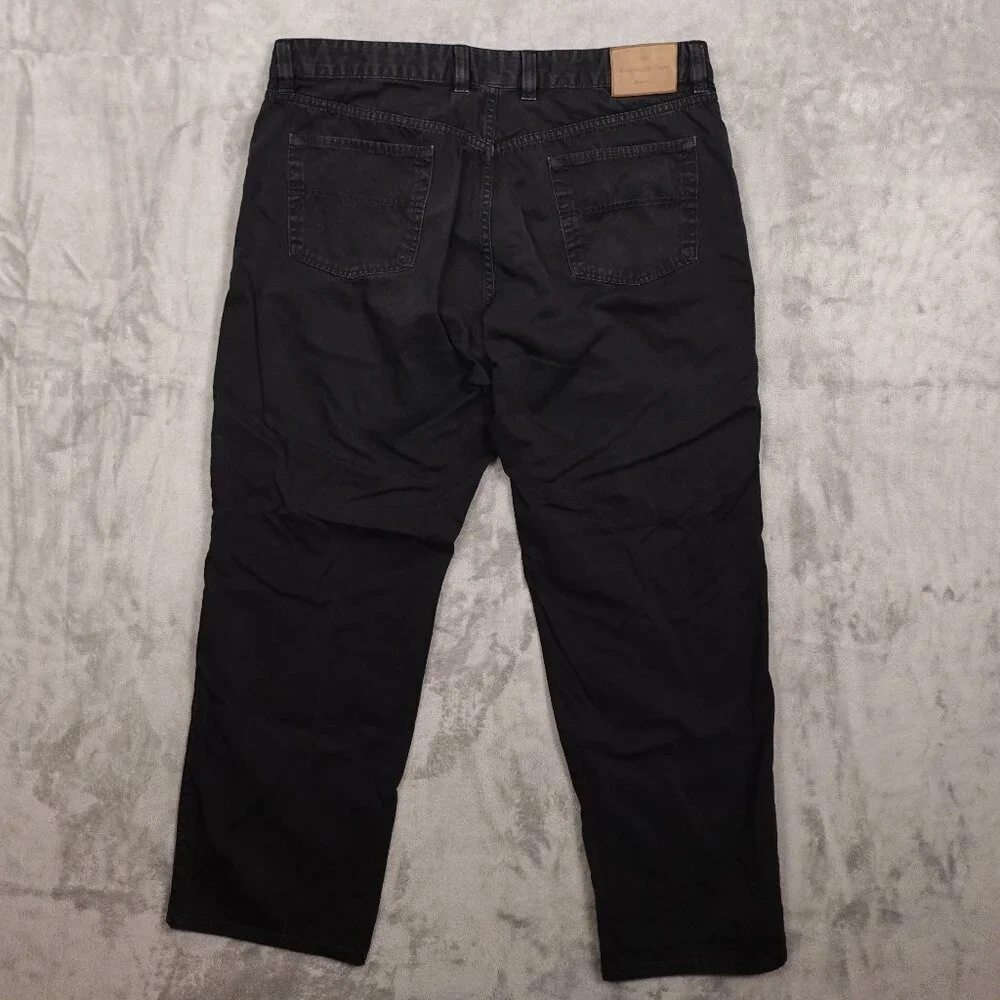 Ermenegildo Zegna jeans relaxed straight men's 40‎ black